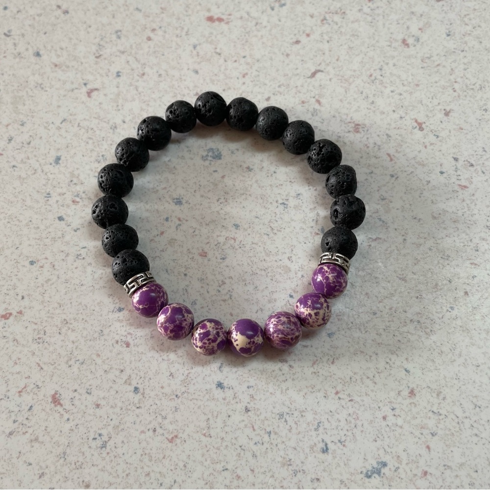 Lava rock Essential oil diffuser bracelet